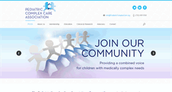Desktop Screenshot of pediatriccomplexcare.org