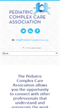 Mobile Screenshot of pediatriccomplexcare.org